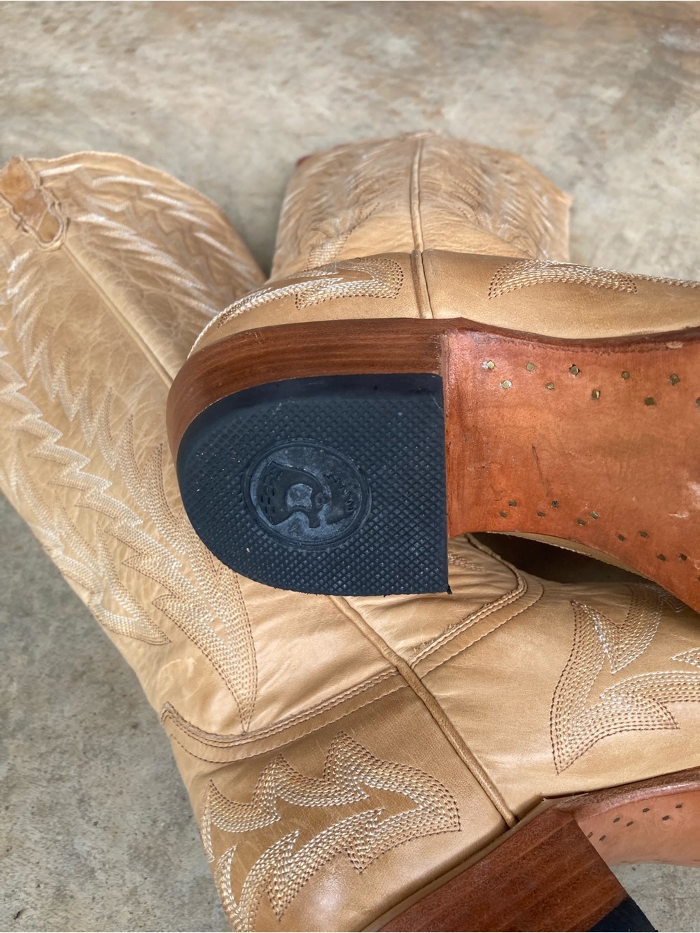 JRC & Sons | Tan Leather Cowgirl Boots - Picture 9 of 16